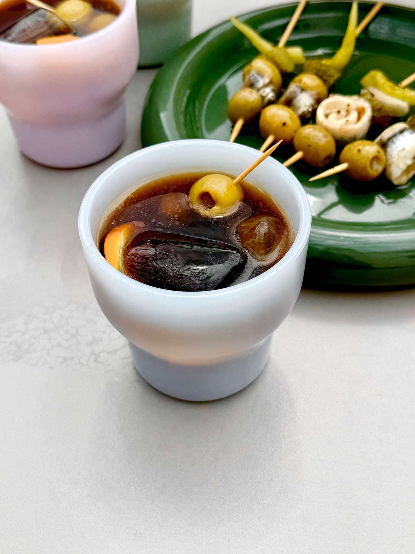 Brisita Glass Cup - Light Blue