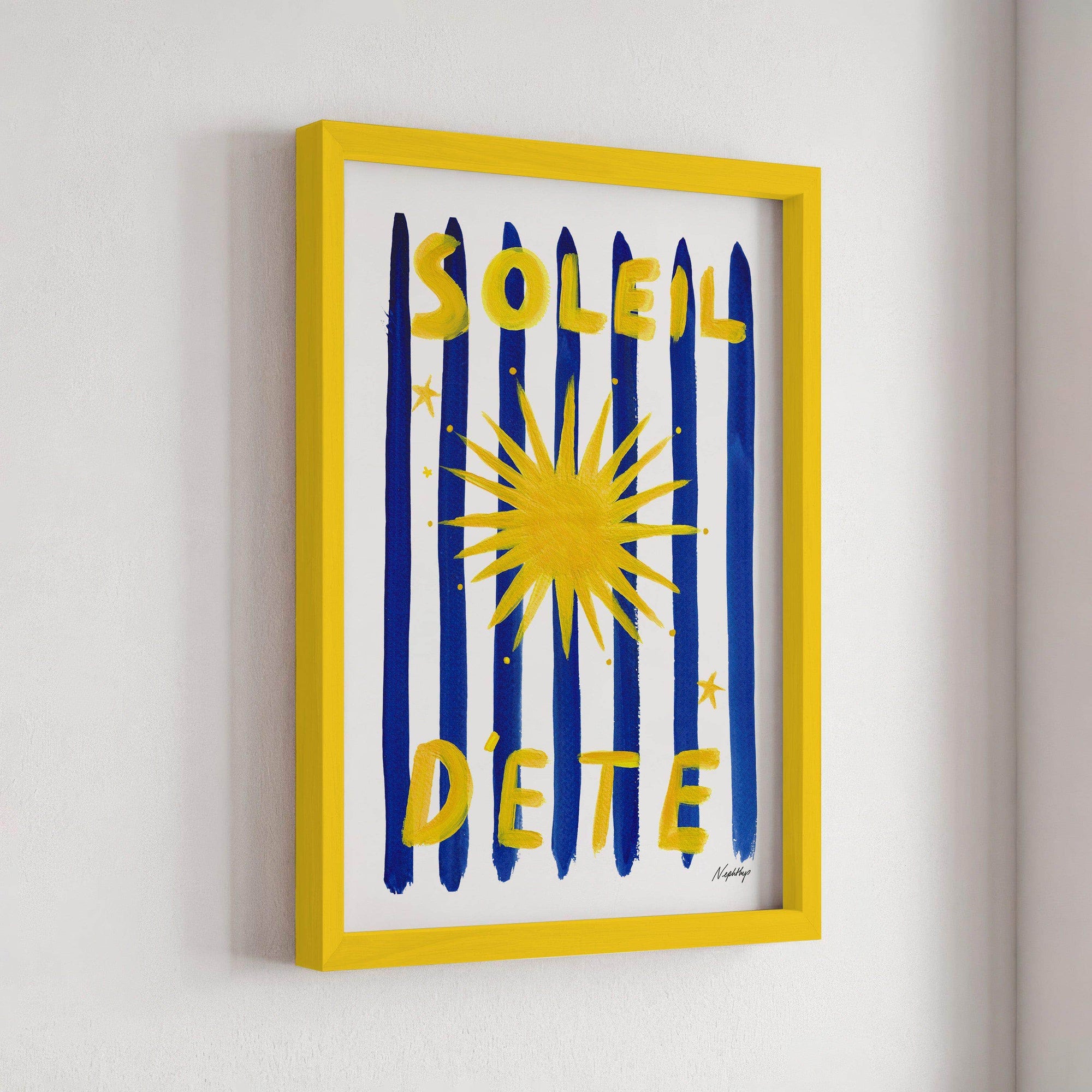 Soleil D'été Print