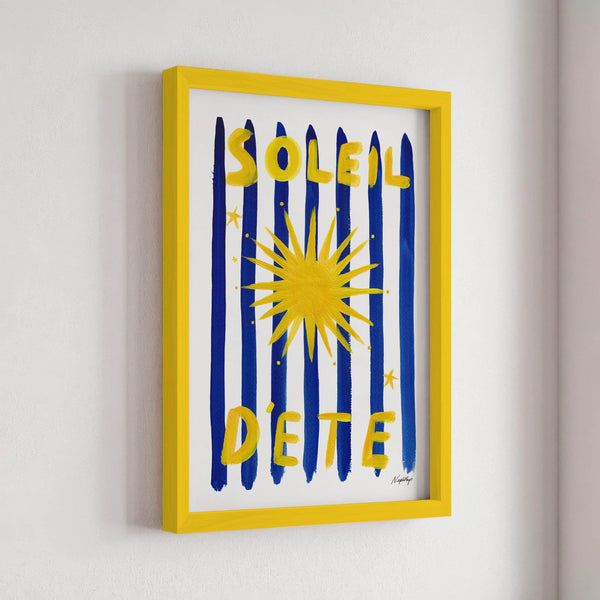 Soleil D'été Print
