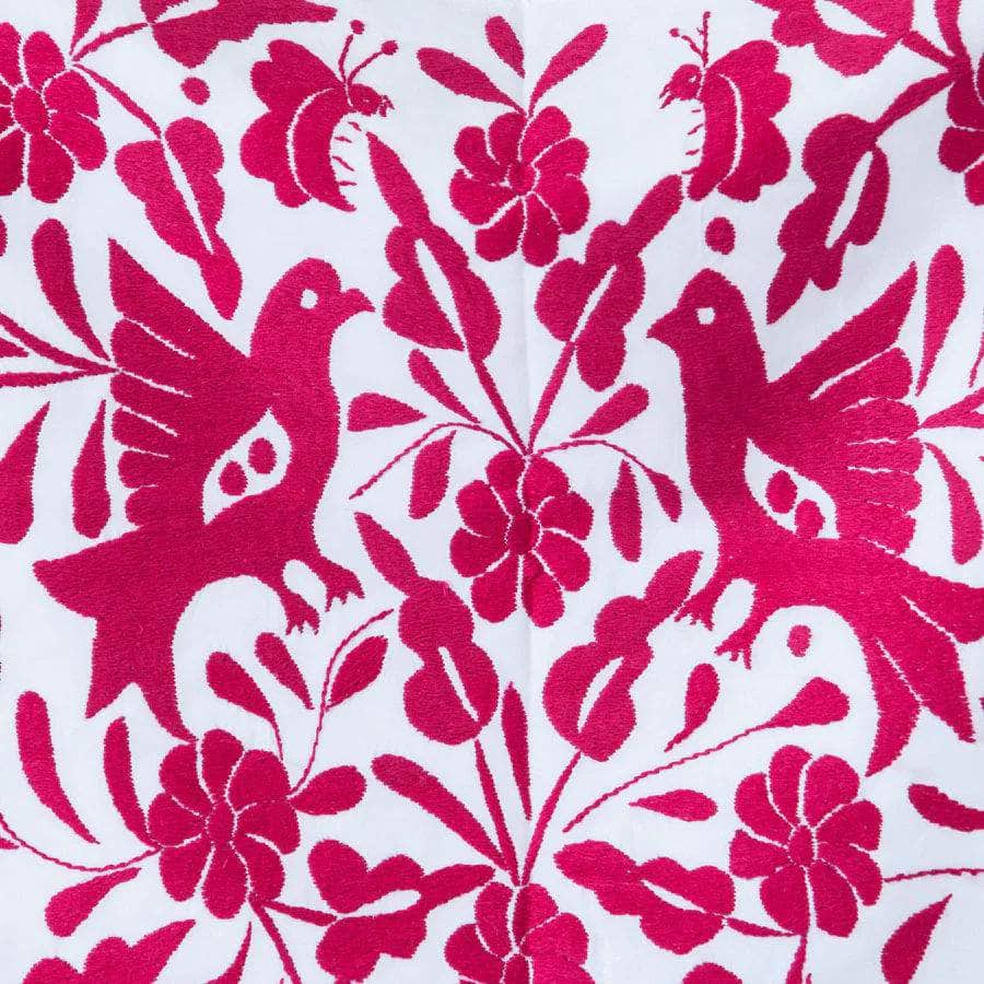 Embroidered Placemat - Pink