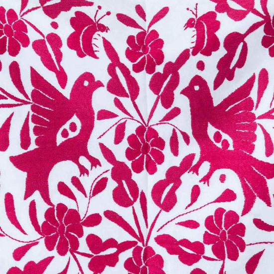 Embroidered Placemat - Pink