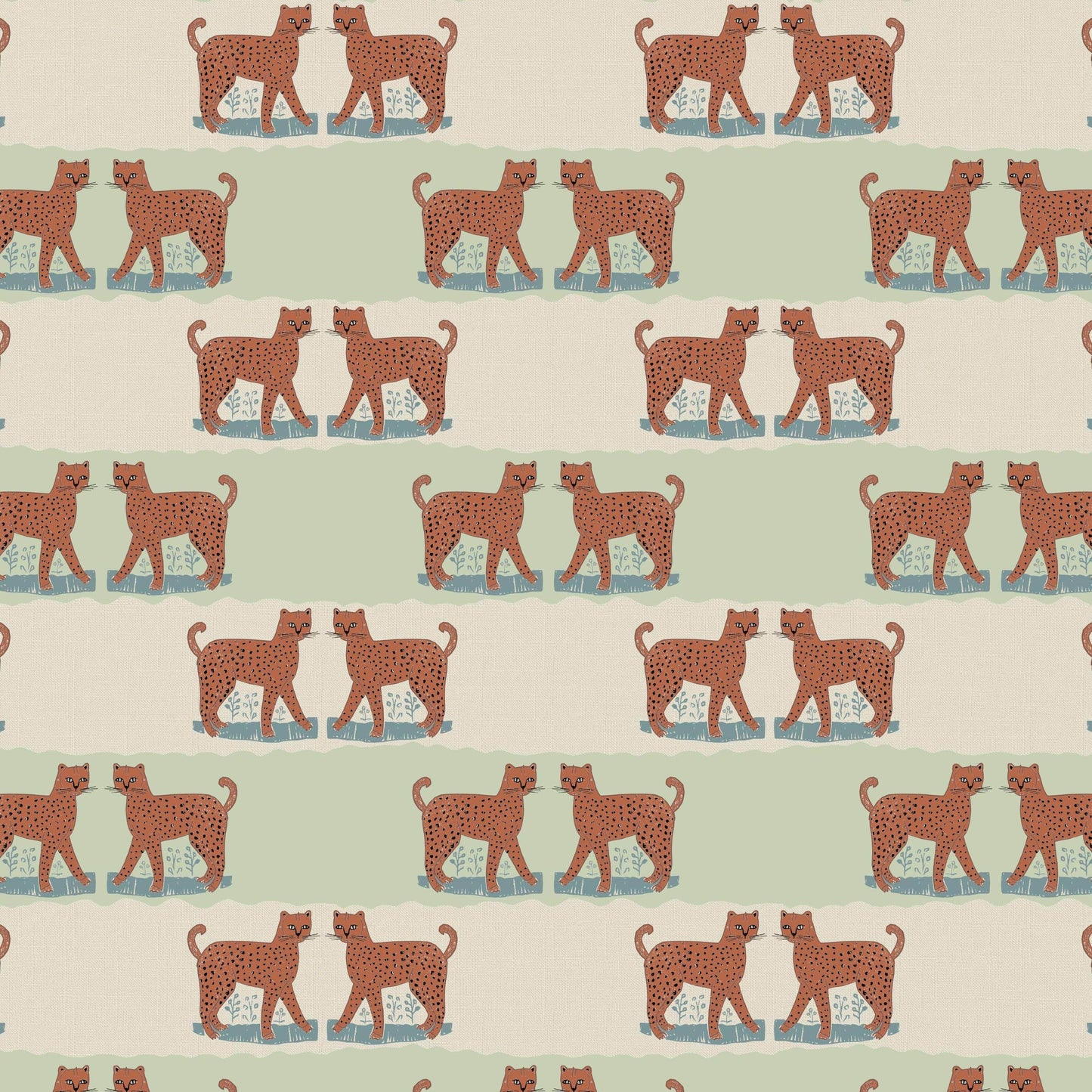 A Leopard Never Changes it's Spots Fabric