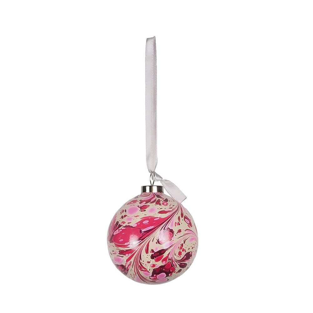 Small Berry Marbled Bauble