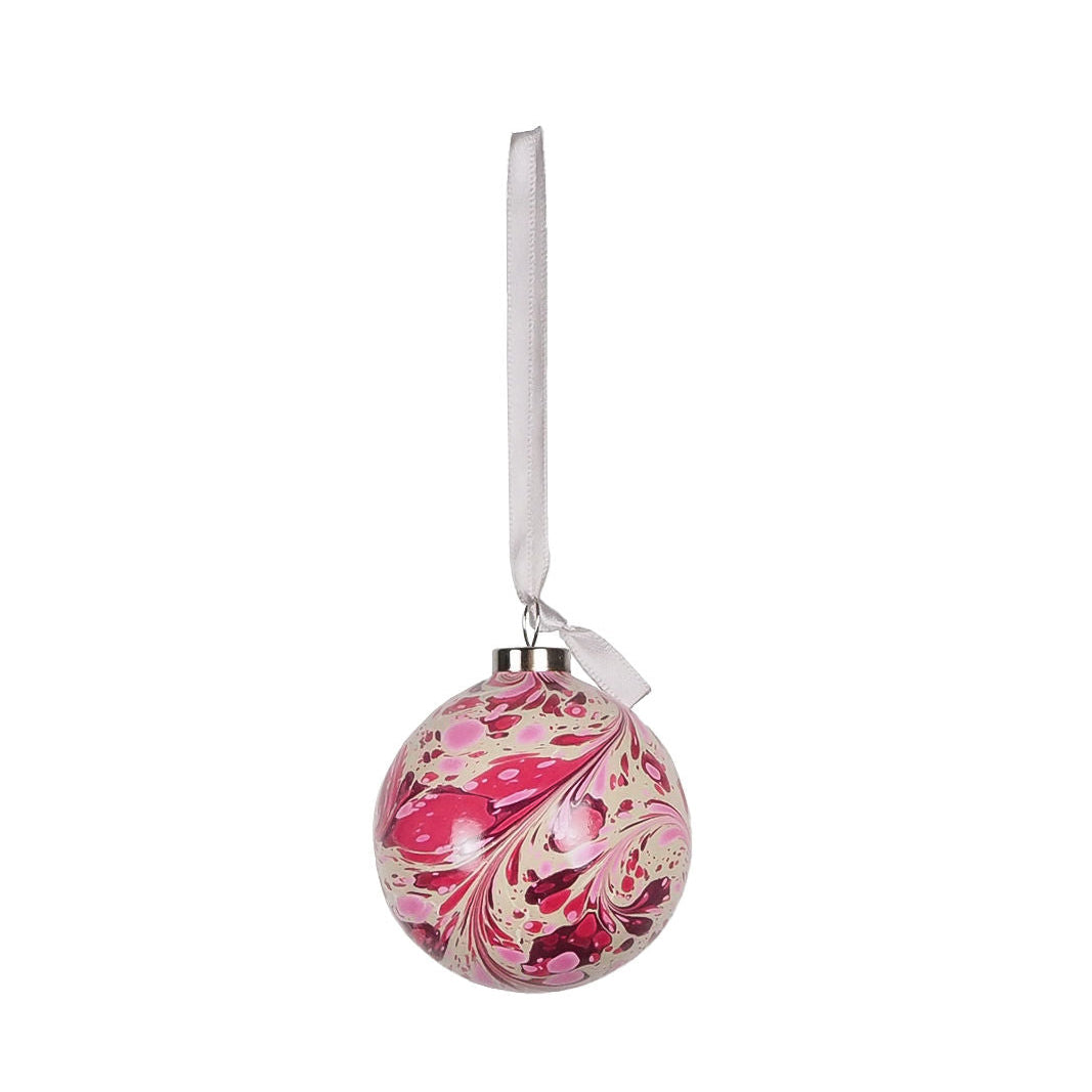 Small Berry Marbled Bauble
