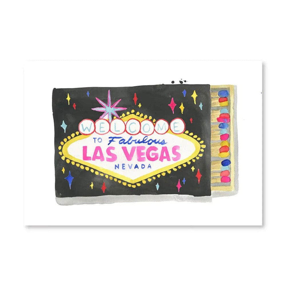 Las Vegas Matchbook Print