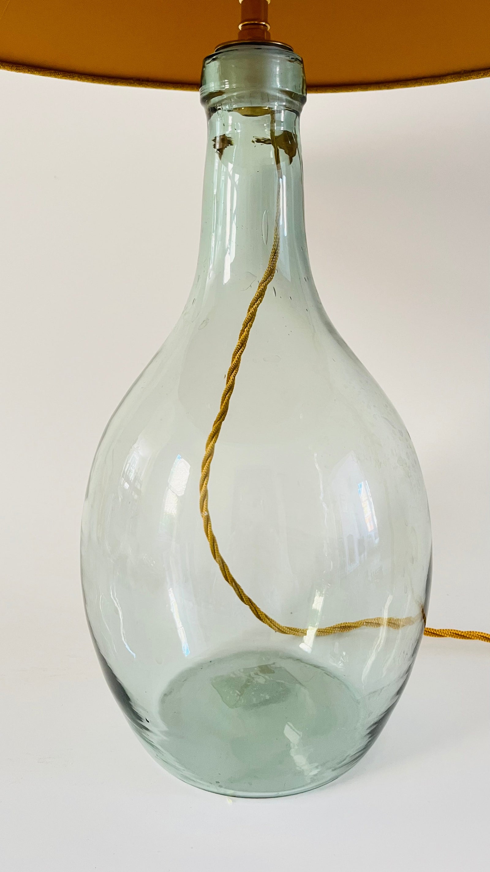 Antique Demijohn Bottle Lamp