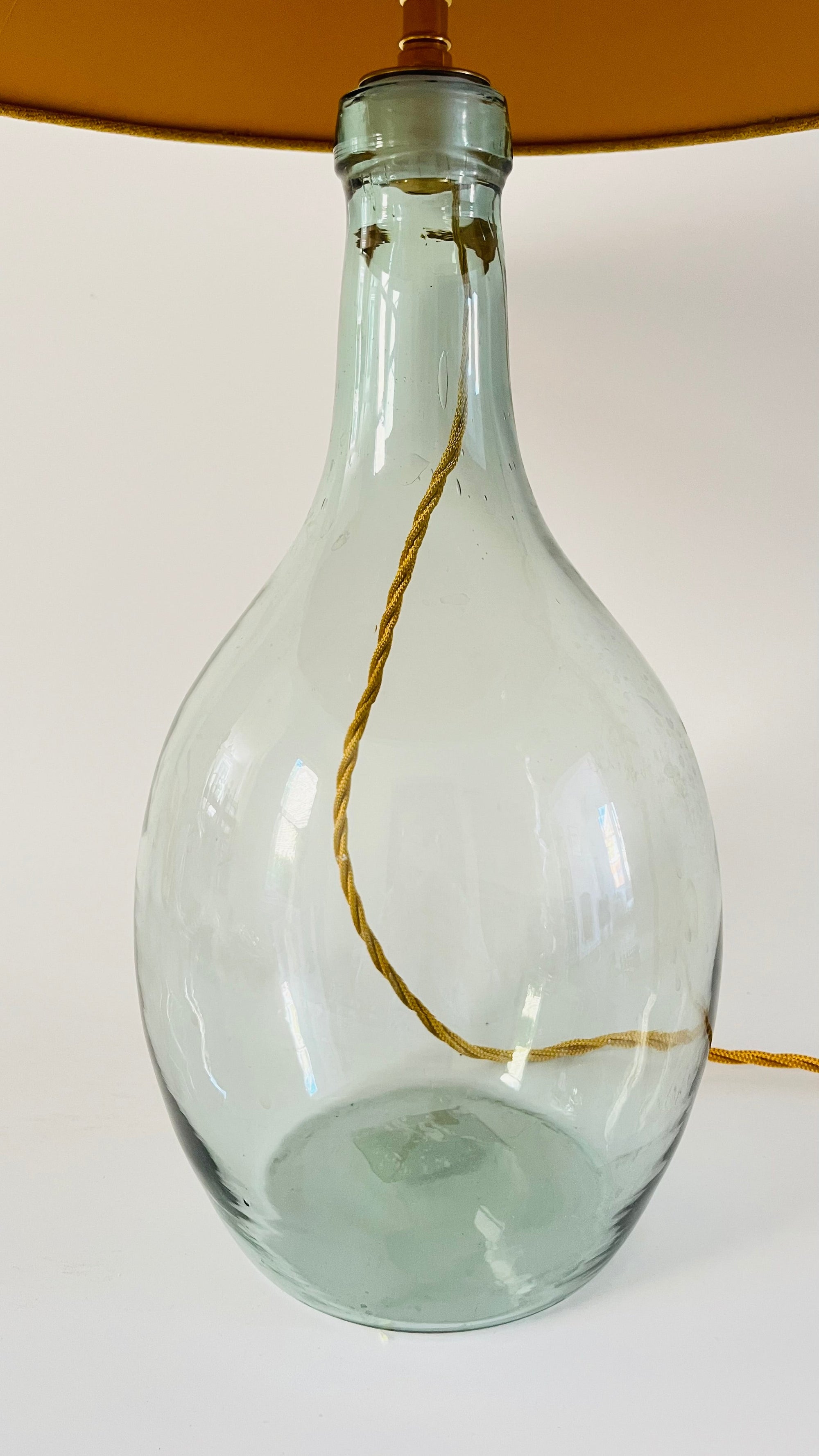 Antique Demijohn Bottle Lamp