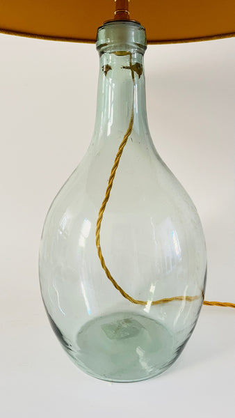 Antique Demijohn Bottle Lamp