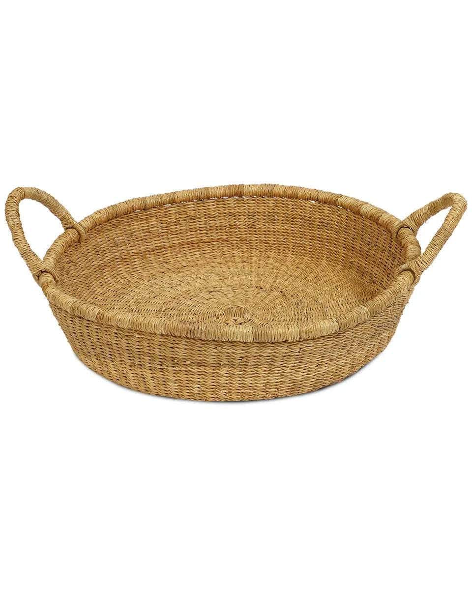 SENYA: Natural Tray with Handles