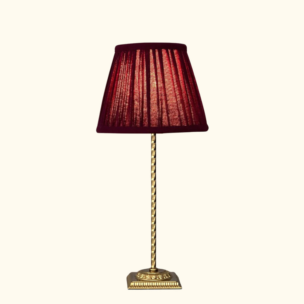Elle Lamp Wine Red