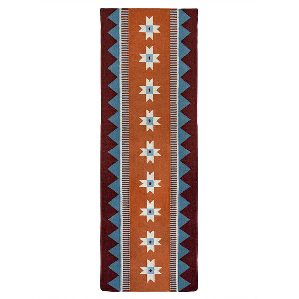 Victoria Flatweave Runner Rug - Orange