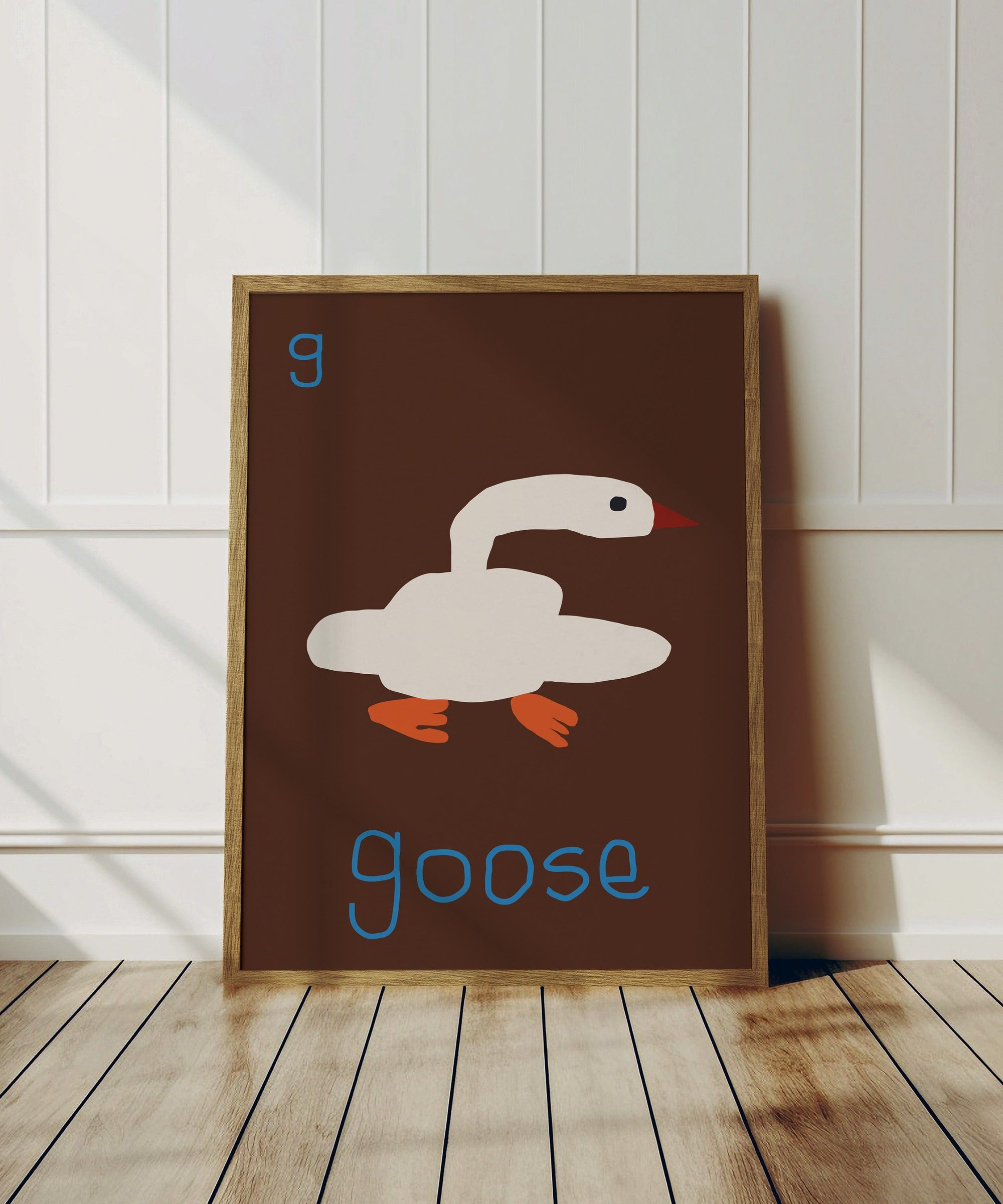 G for Goose Art Print