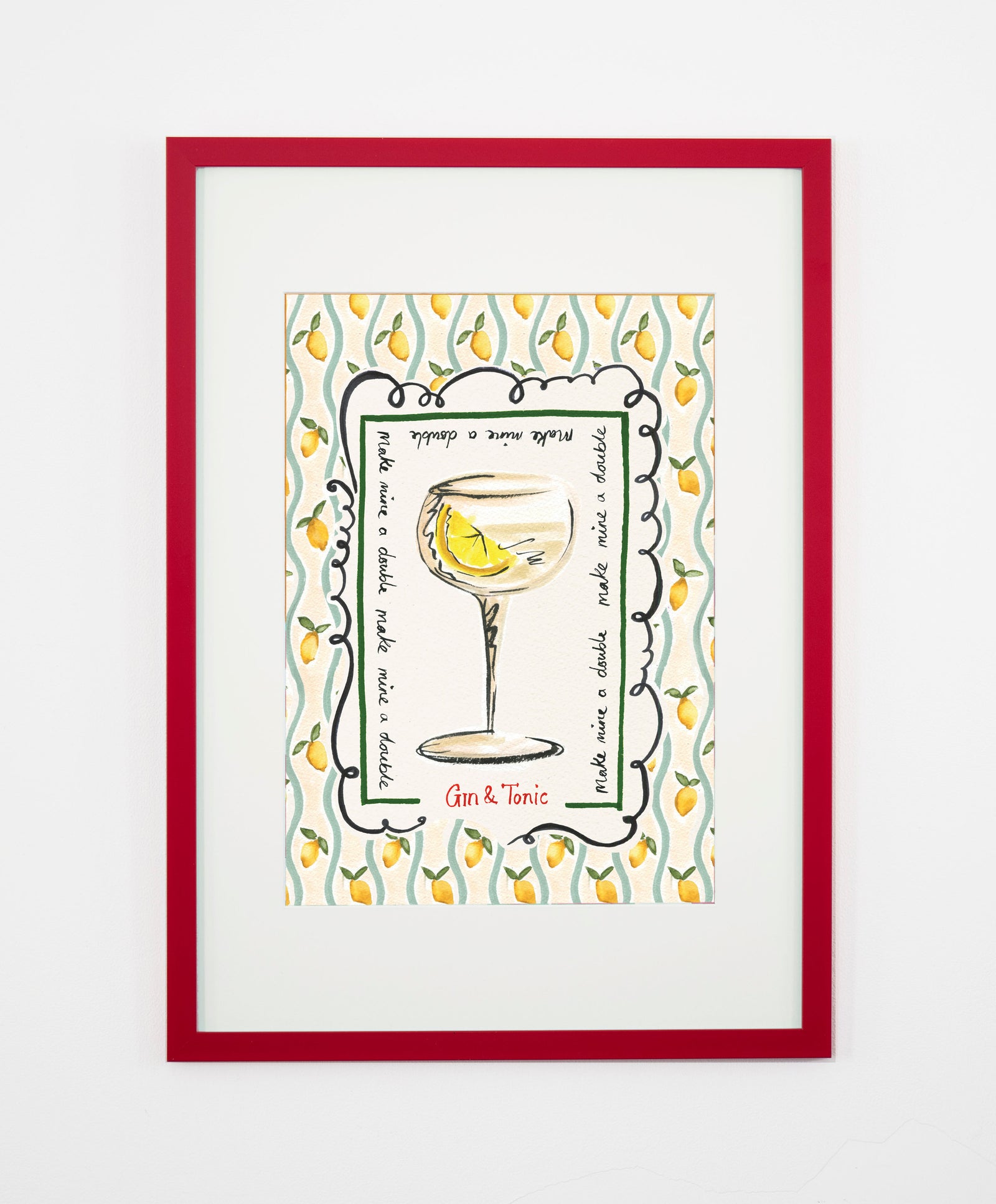 Gin & Tonic Art Print