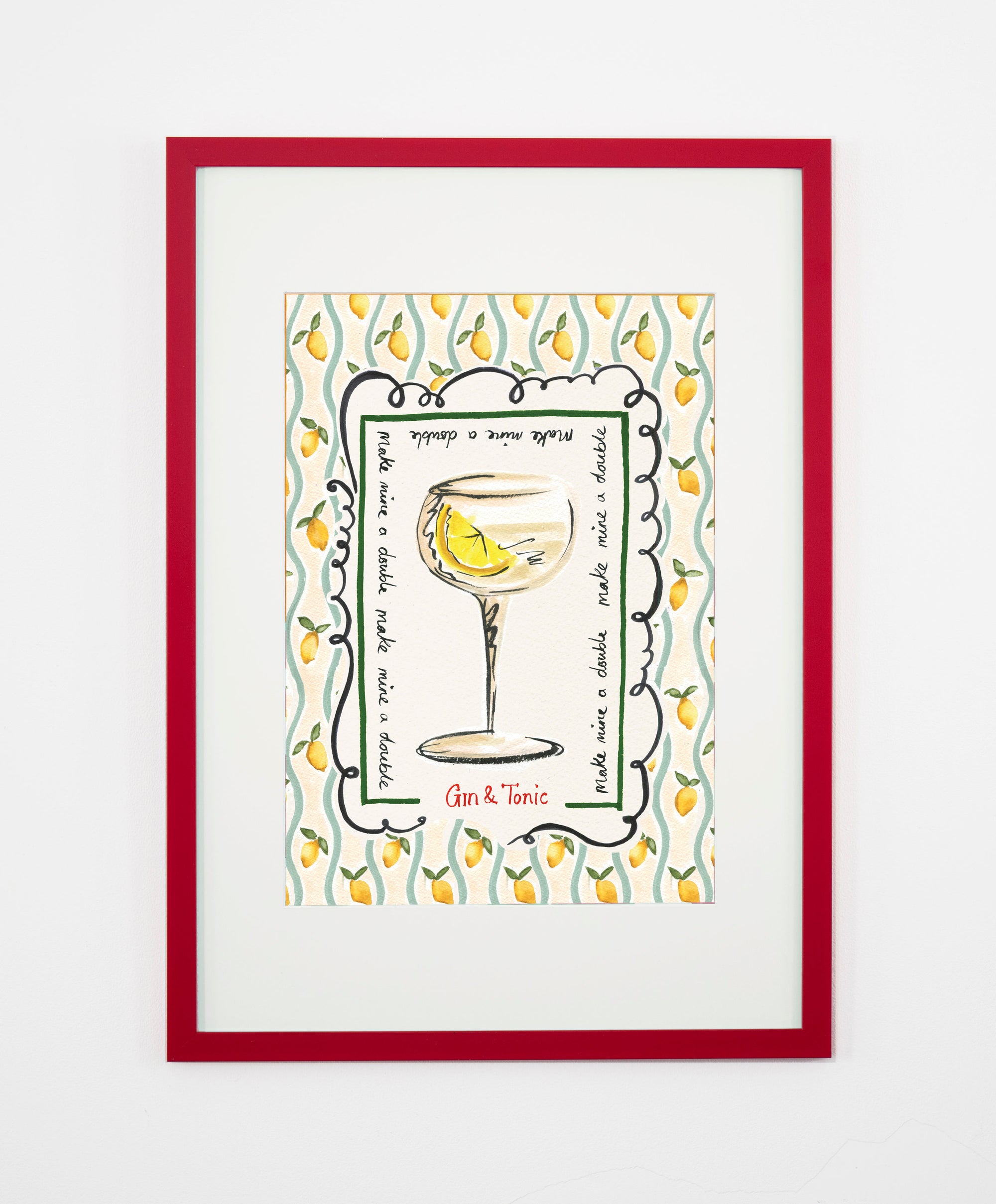 Gin & Tonic Art Print