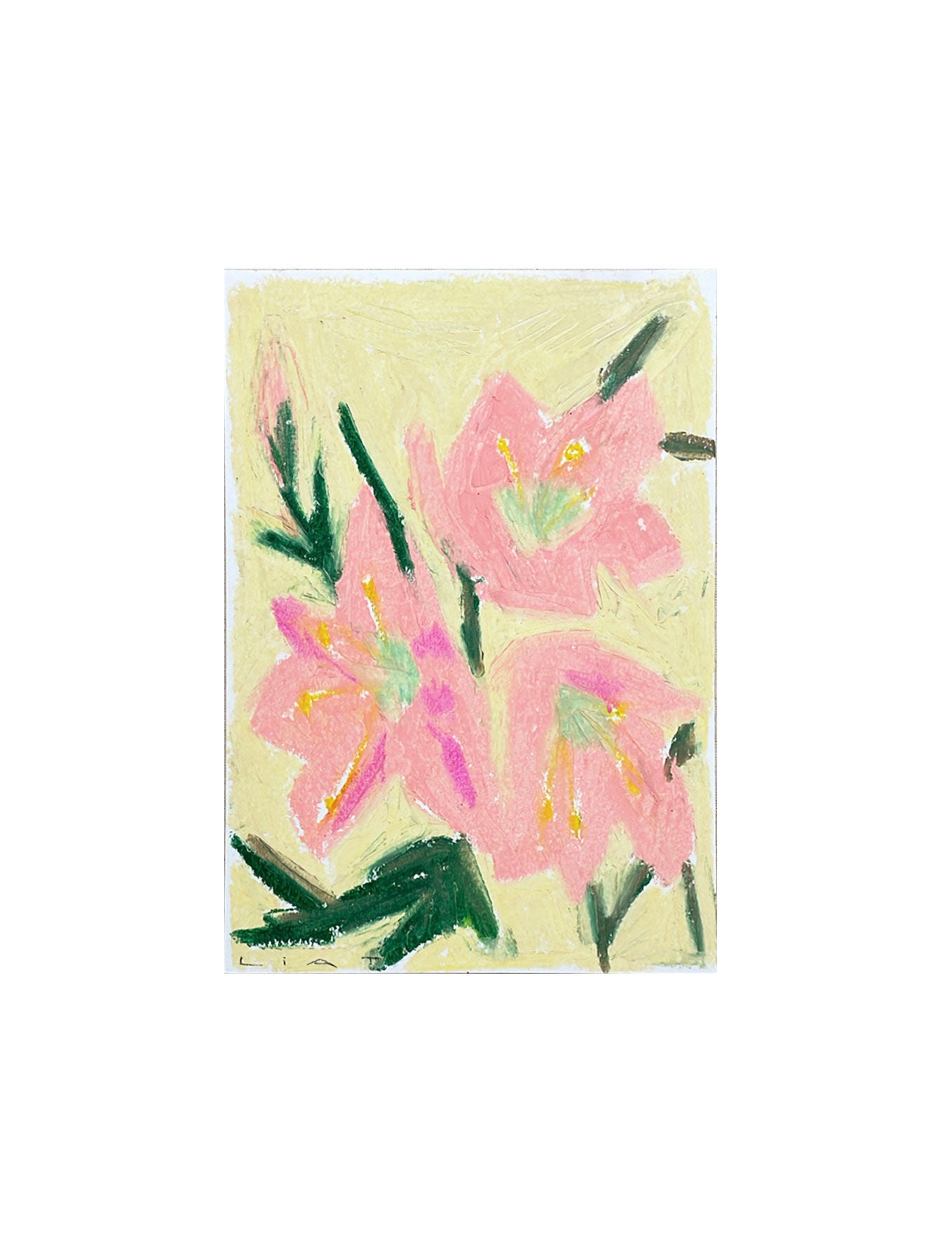 Pink Flowers - Original Painting