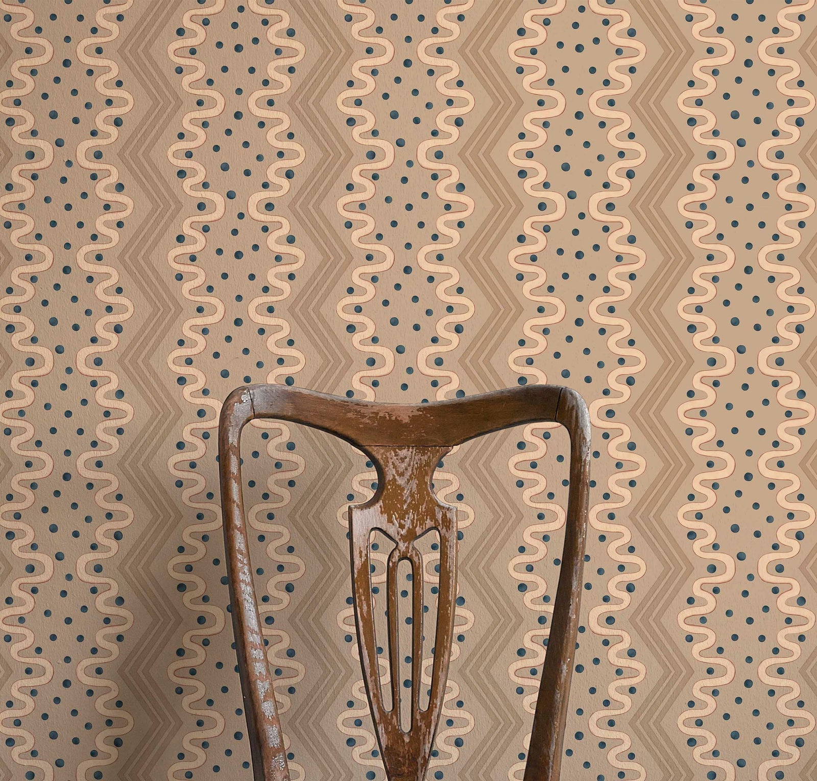 Madame Ziggle Wallpaper - Oat