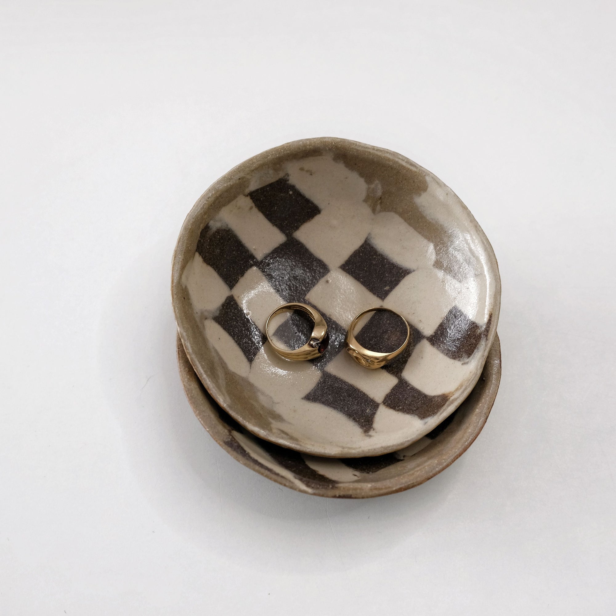 Mieke - Small Nerikomi Ceramic Trinket Set of 2