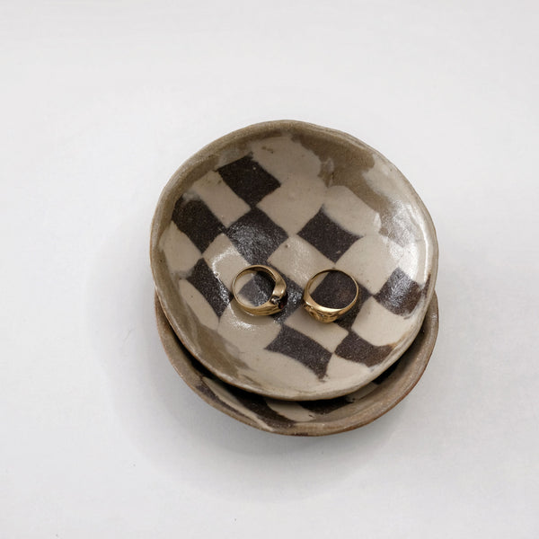 Mieke - Small Nerikomi Ceramic Trinket Set of 2