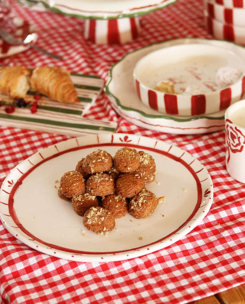 Festive Ceramic Serving Platter