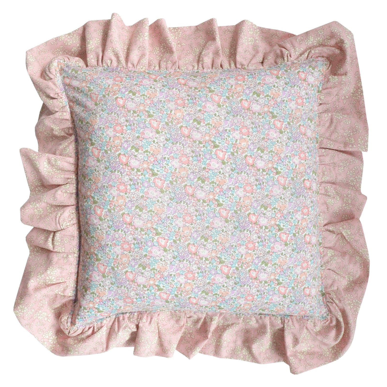 Ruffle Cushion Made With Liberty Fabric Michelle & Capel