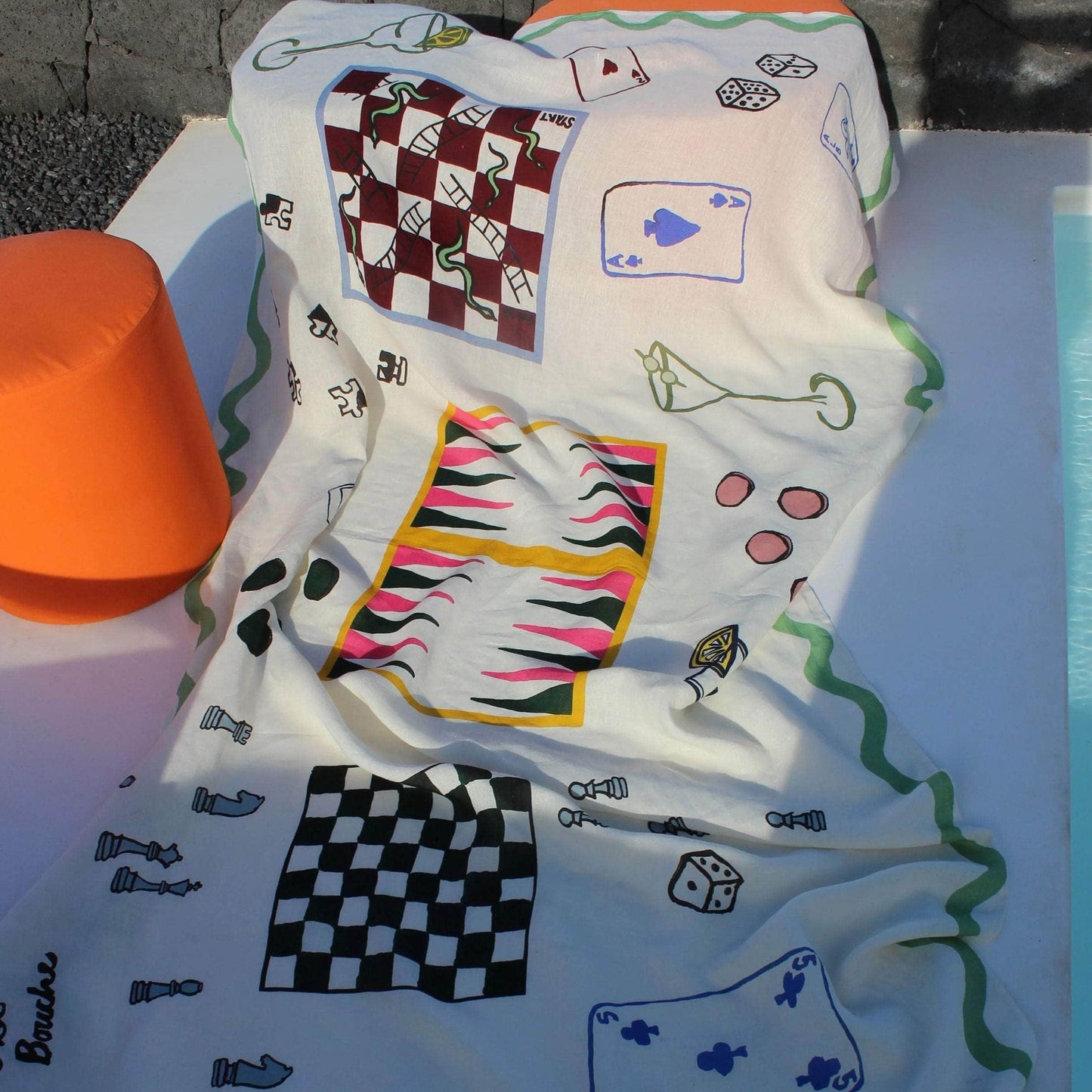 Games Everyday Linen Tablecloth