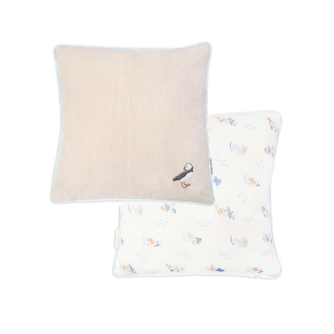 Square Linen Scatter Cushion - Coastline
