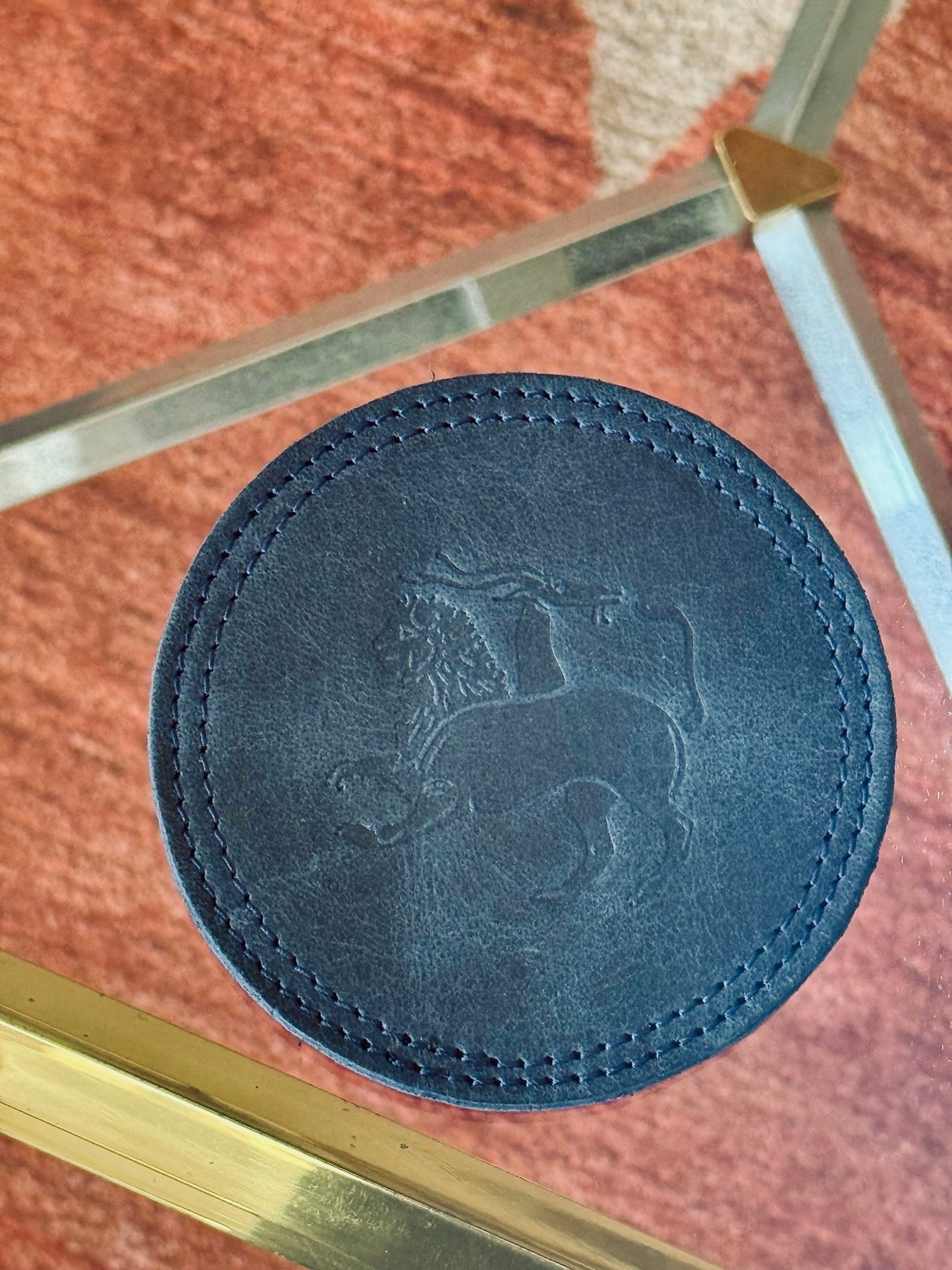 Anthologist Coasters (Set of 4) Blue