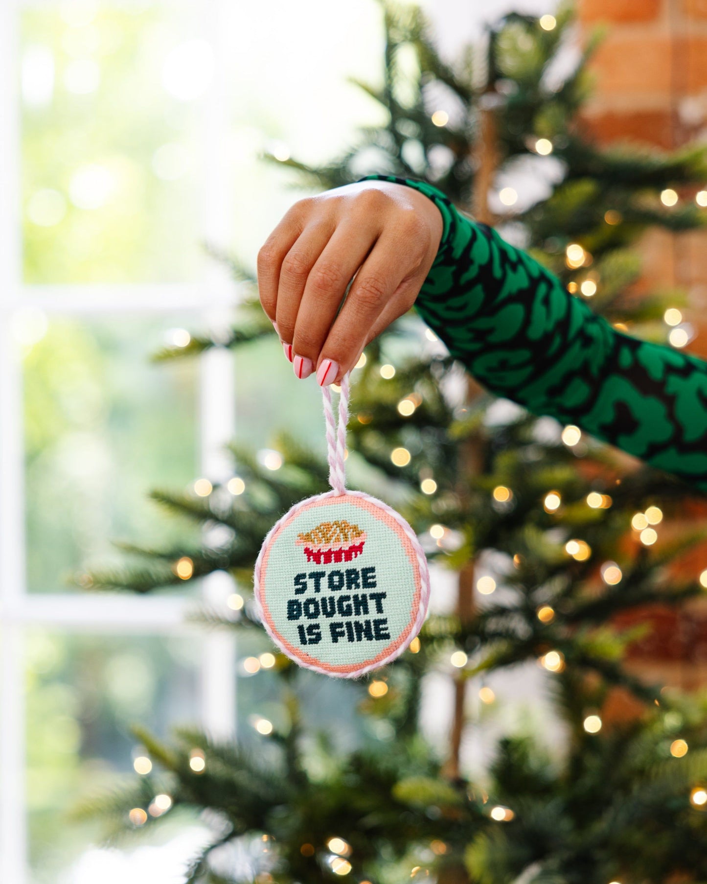 Needlepoint Ornament - Store Bought