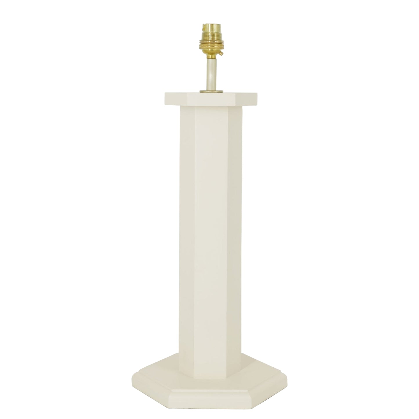 Hexagon Table Lamp - Oyster White (US)