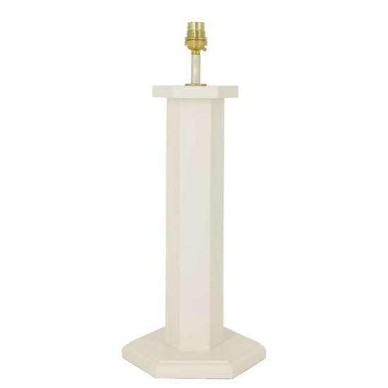 Hexagon Table Lamp - Oyster White (US)