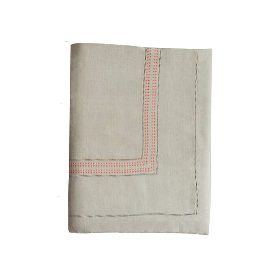 Shashiko Linen Tablecloth