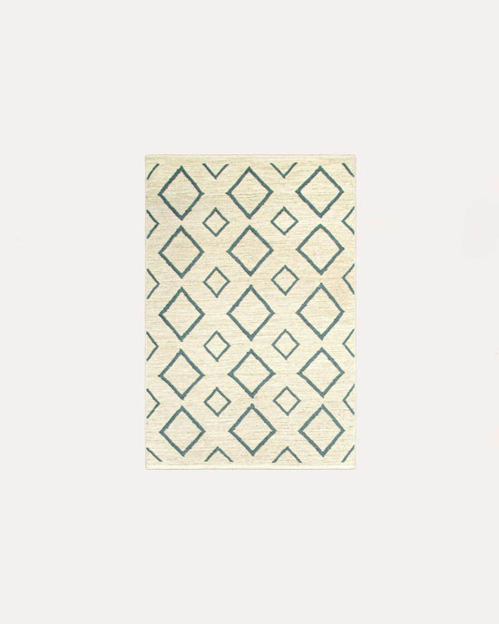 Rhombus Rug - Blue