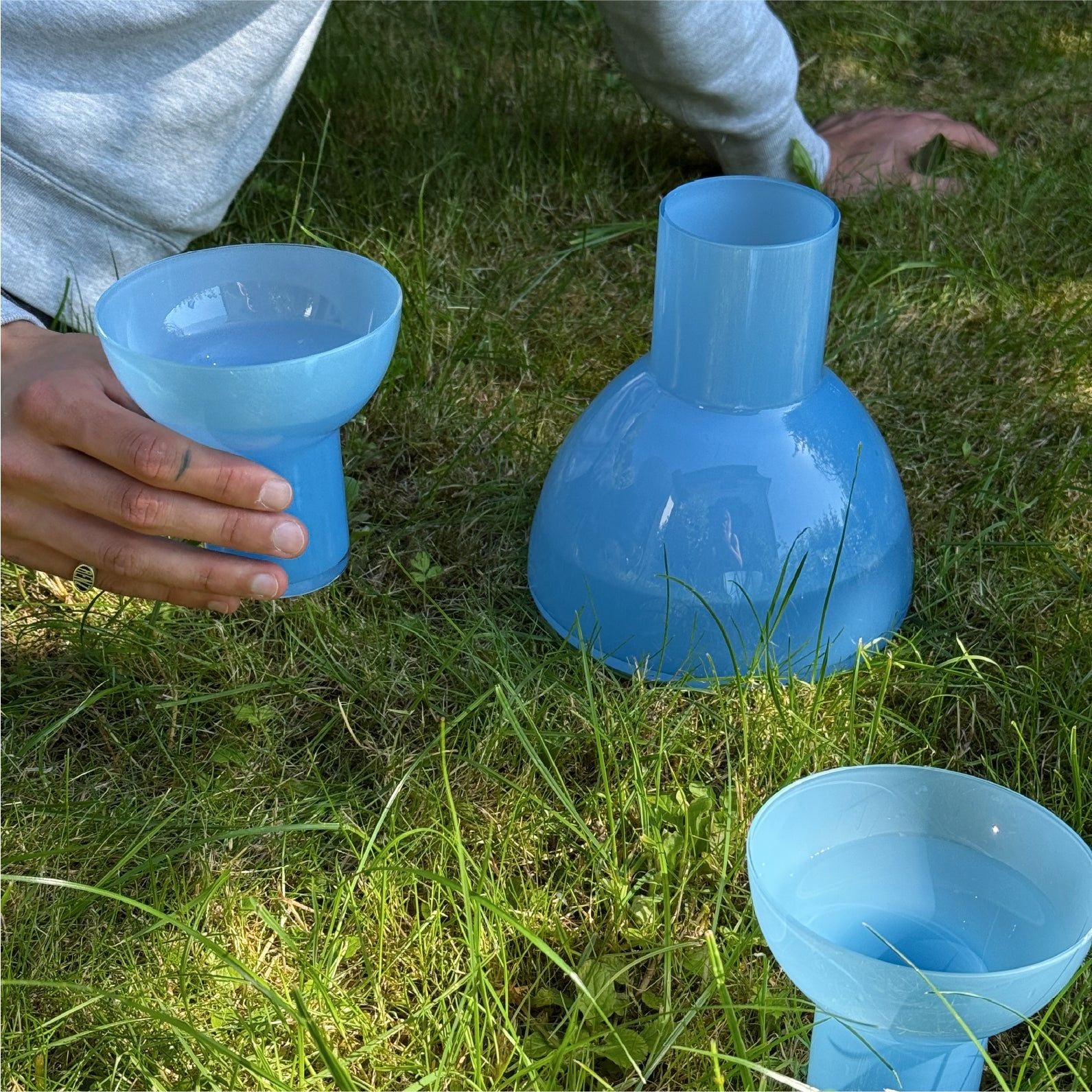 PLASH Carafe Opal Light Blue