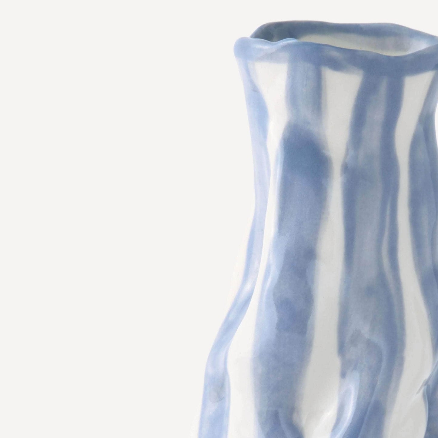 Light Lavender Candy Stripe Vase