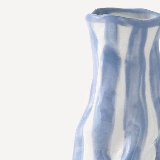 Light Lavender Candy Stripe Vase