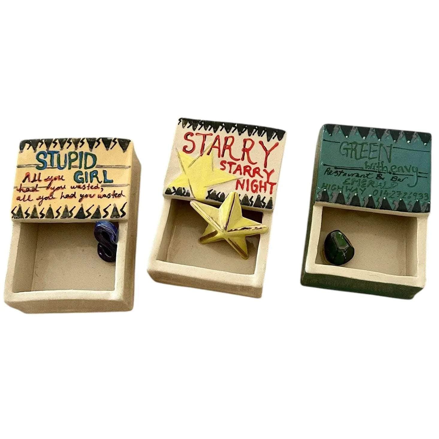 Green with Envy Matchbox