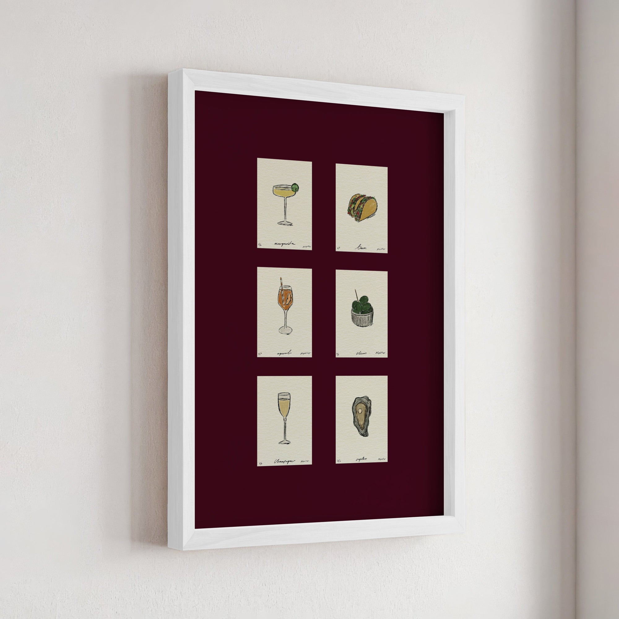 Sips & Snacks Set Print