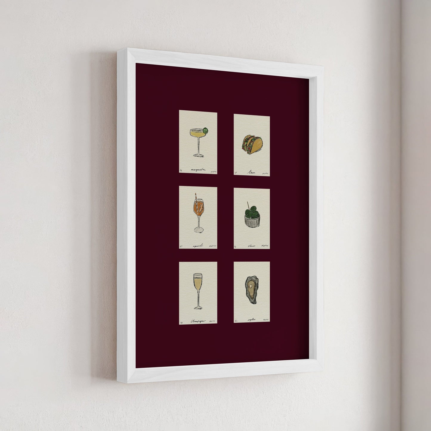 Sips & Snacks Set Print