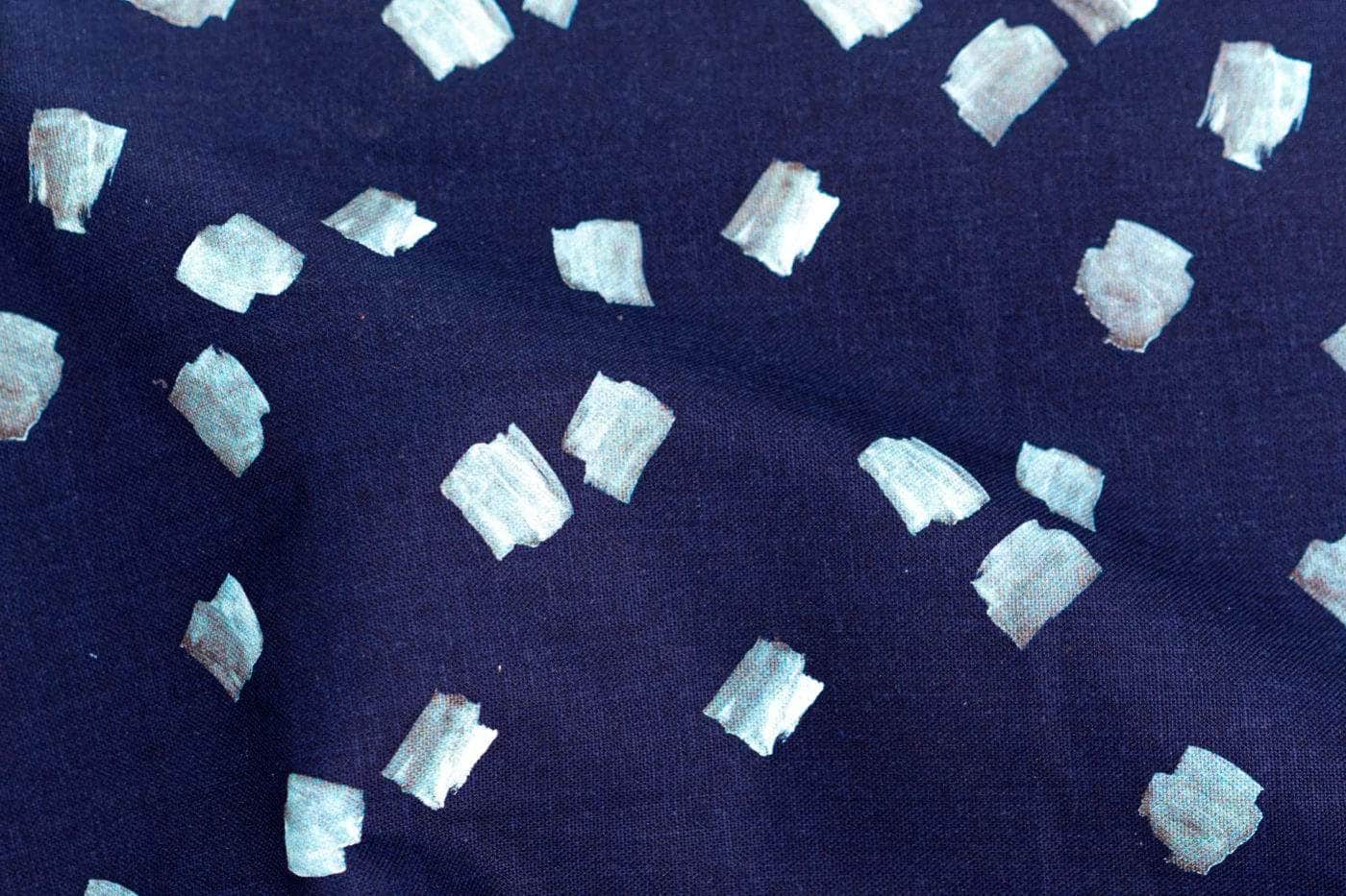 Scribble Tea Towel - Navy