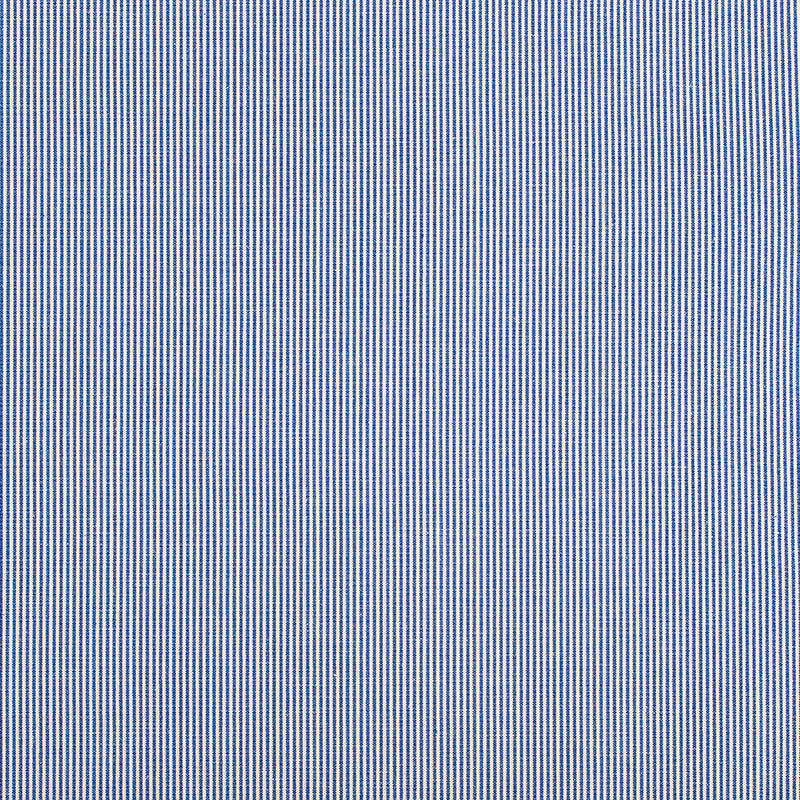 Vicens Fabric - Beach Stripe, Blue And Ecru