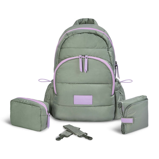 Baby Changing Backpack - Olive