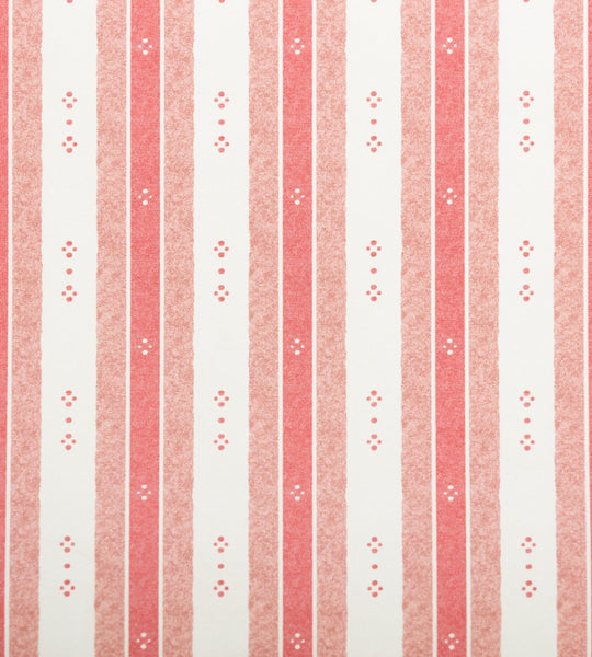 Salzburg Stripe Wallpaper - Red & Pink