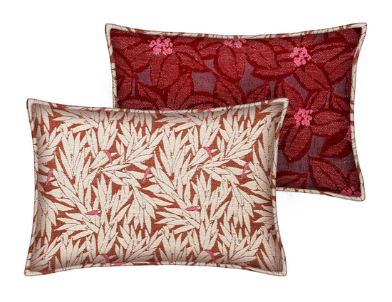 Double sided Cushion Yoko Spice & Michelle Pink