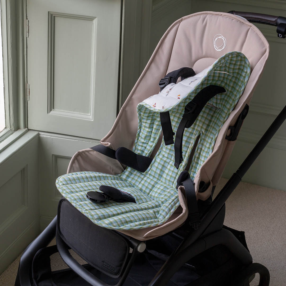 Pram Liner - Little Farm / Greenhouse Gingham