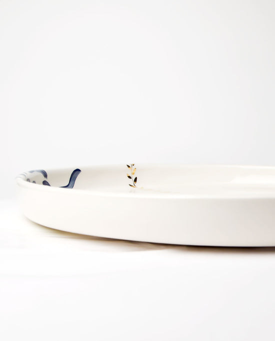 Royal Blue Serving Platter