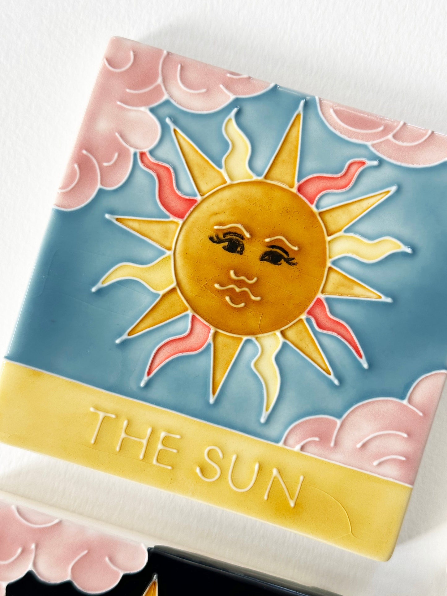 Tarot Ceramic Coaster Set