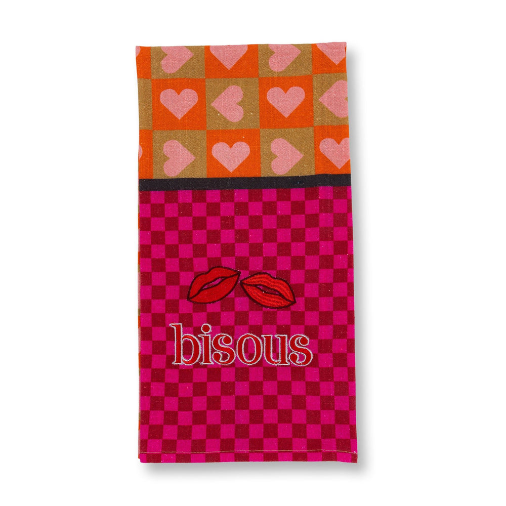Bisous Dish Towel