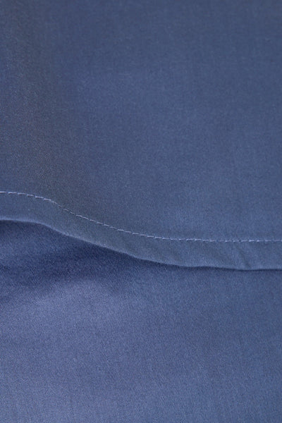 Geo Printed Super King Pillowcases in Blue