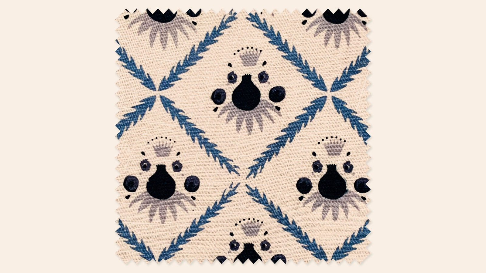 Pome Linen, Oxford Blue, Metre