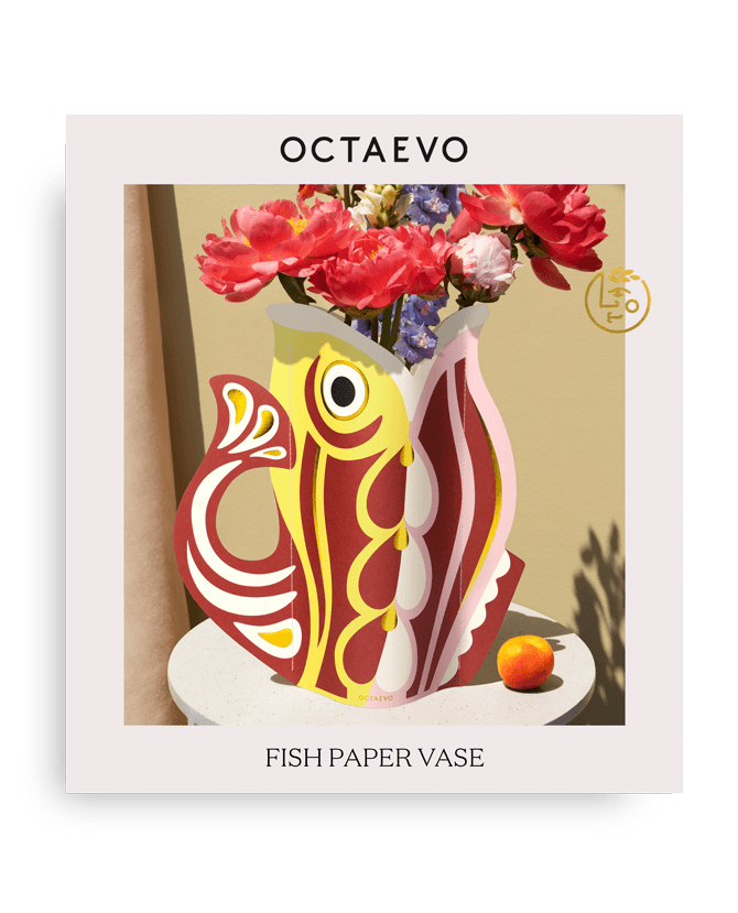 Fish Paper Vase